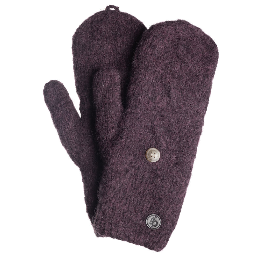 Fäustlinge mit Kappe deep purple
