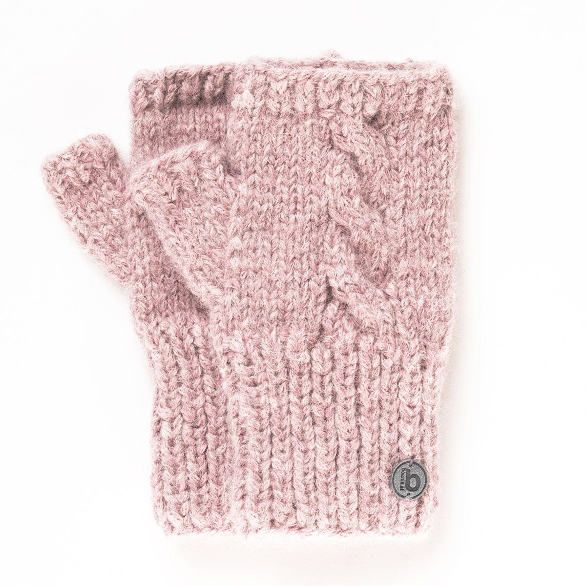 Fingerlose Handschuhe rose-quarz