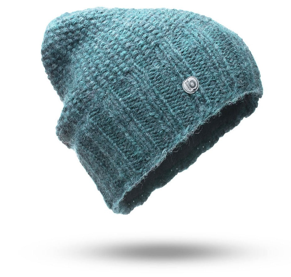 Beanie "Picchu" Fleece petrol